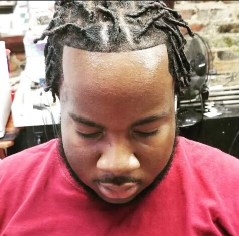 Loc Retwist, Temp Fade, Full Beard Trim & Line Up!